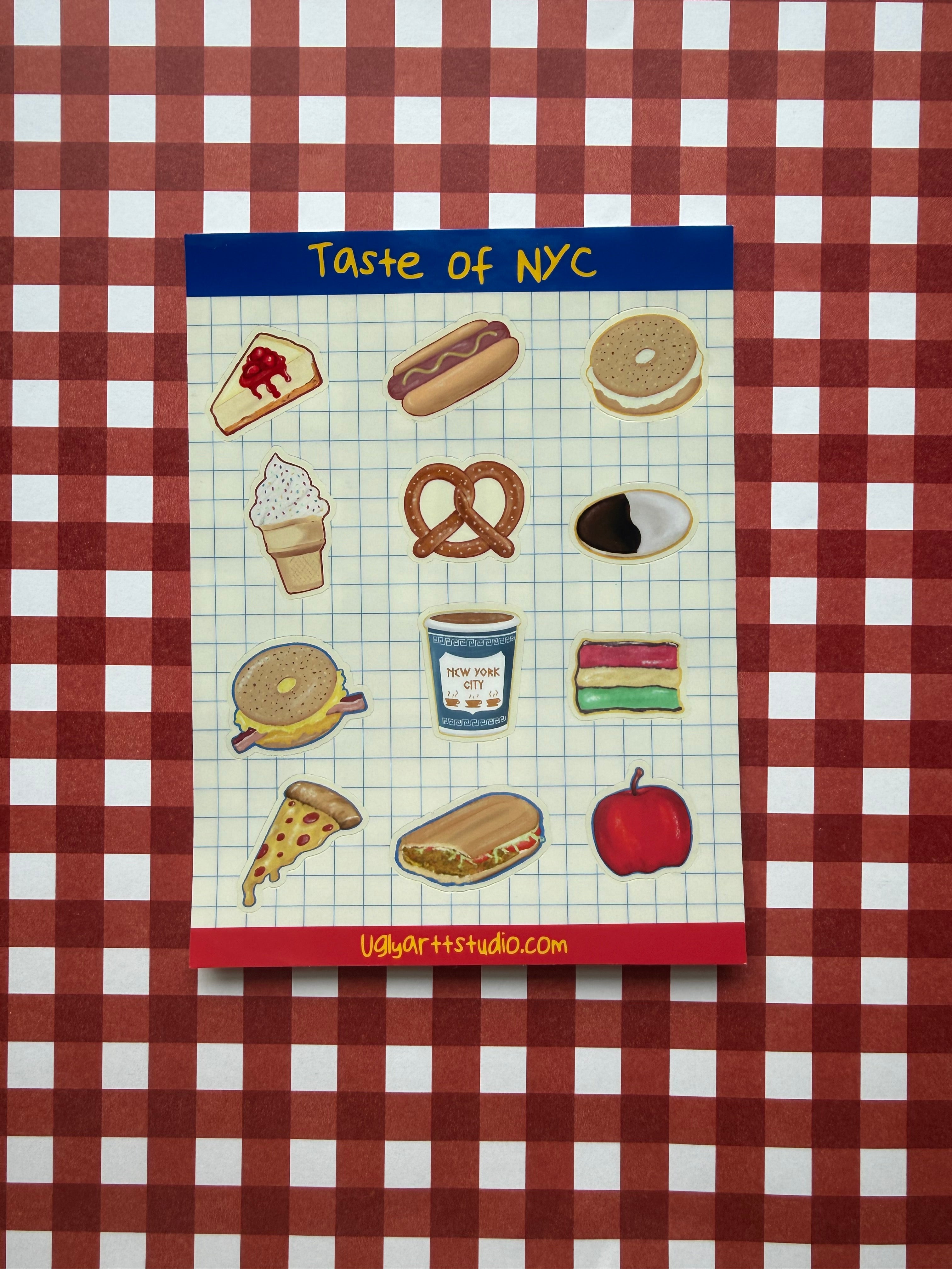 Taste of NYC Sticker Sheet